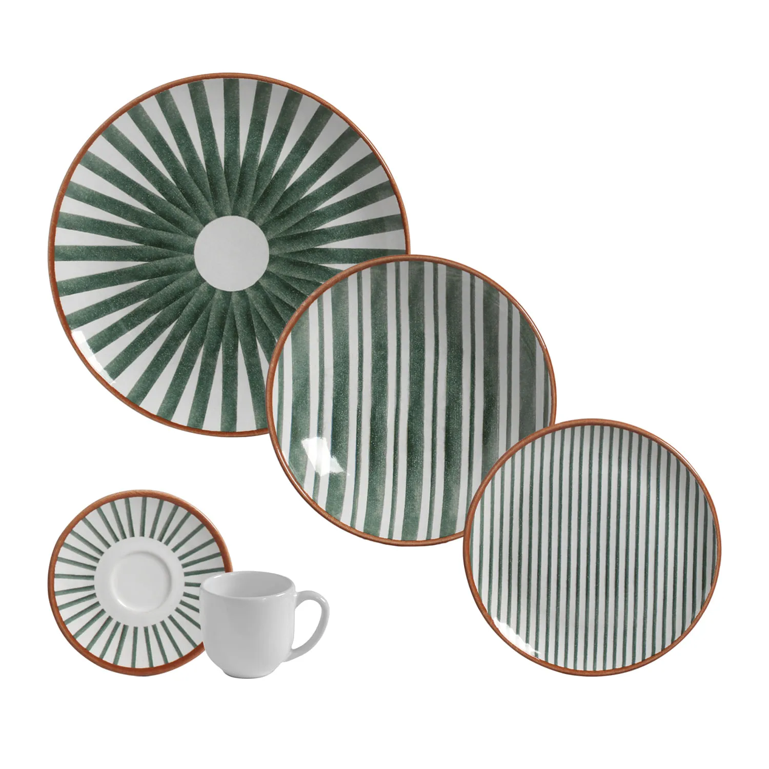 Aparelho de Jantar 30 Peças Coup Stoneware Equador (para 6 pessoas)
