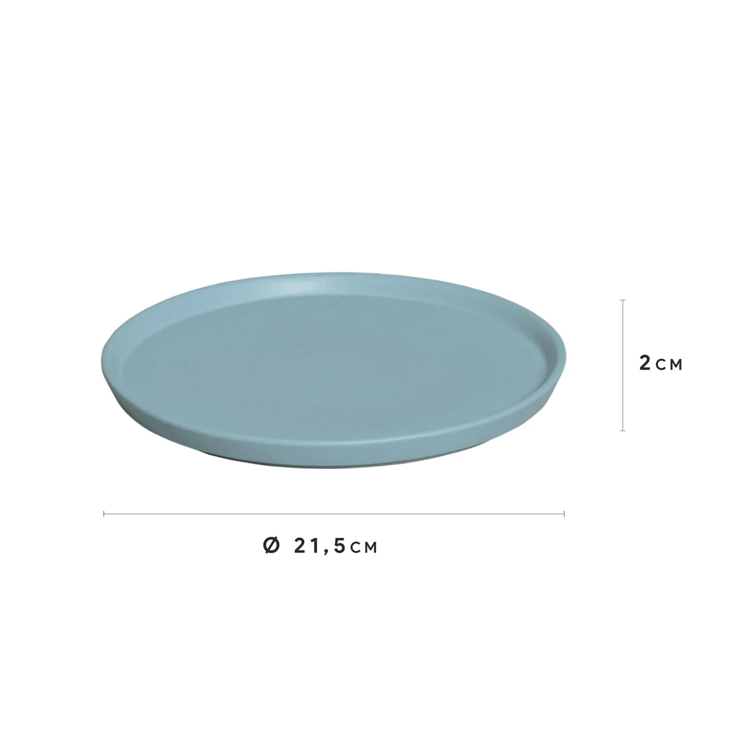 Conjunto com 6 Pratos de Sobremesa Neo Fiordes Ø21,5cm