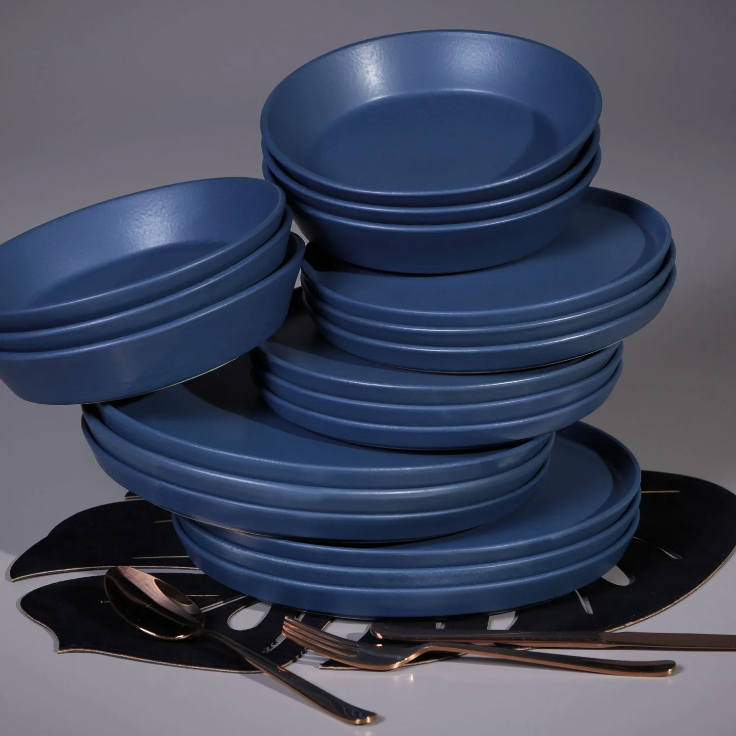 Conjunto com 6 Pratos de Sobremesa Neo Boreal Ø21,5cm