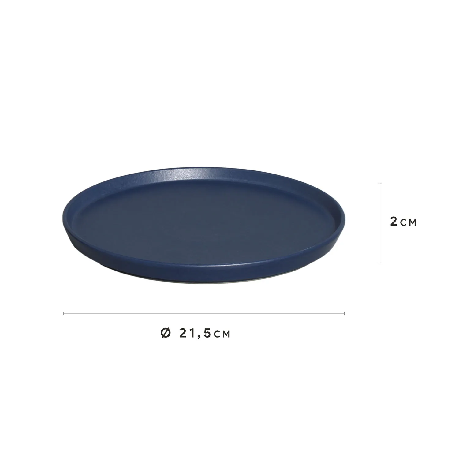 Conjunto com 6 Pratos de Sobremesa Neo Boreal Ø21,5cm