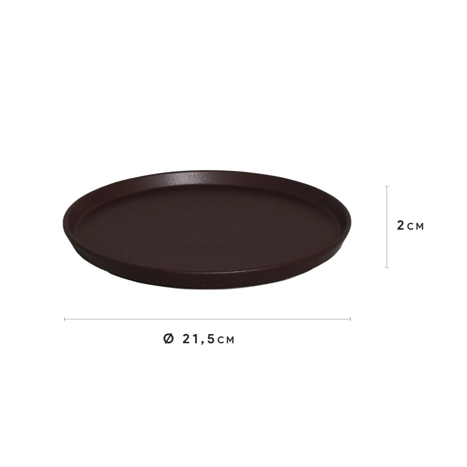 Conjunto com 6 Pratos de Sobremesa Neo Oak Ø21,5cm