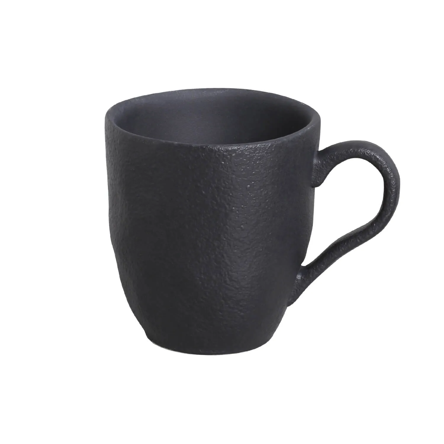 Conjunto com 4 Canecas Orgânico Preto Matte 273ml