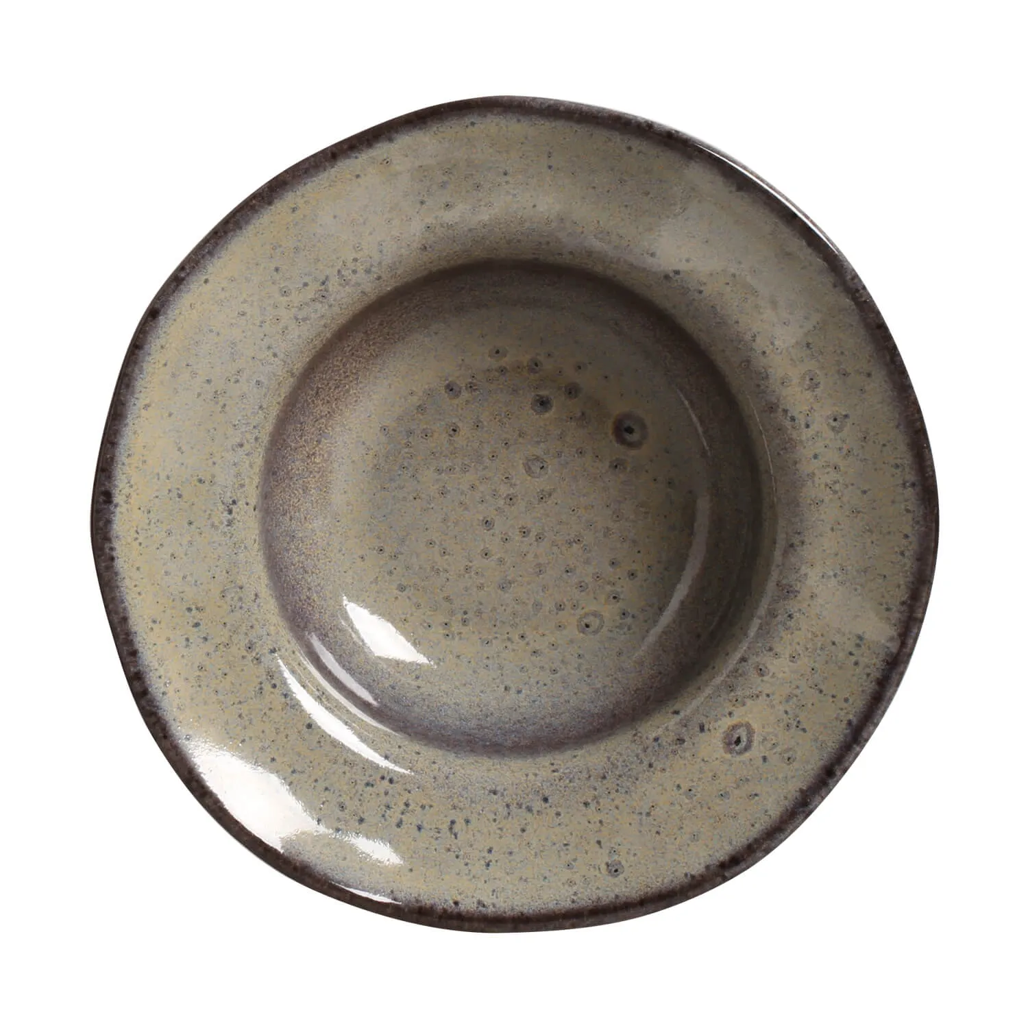 Conjunto com 4 Pratos de Entrada/Sobremesa Orgânico Tourmaline Ø19x5,5cm 250ml
