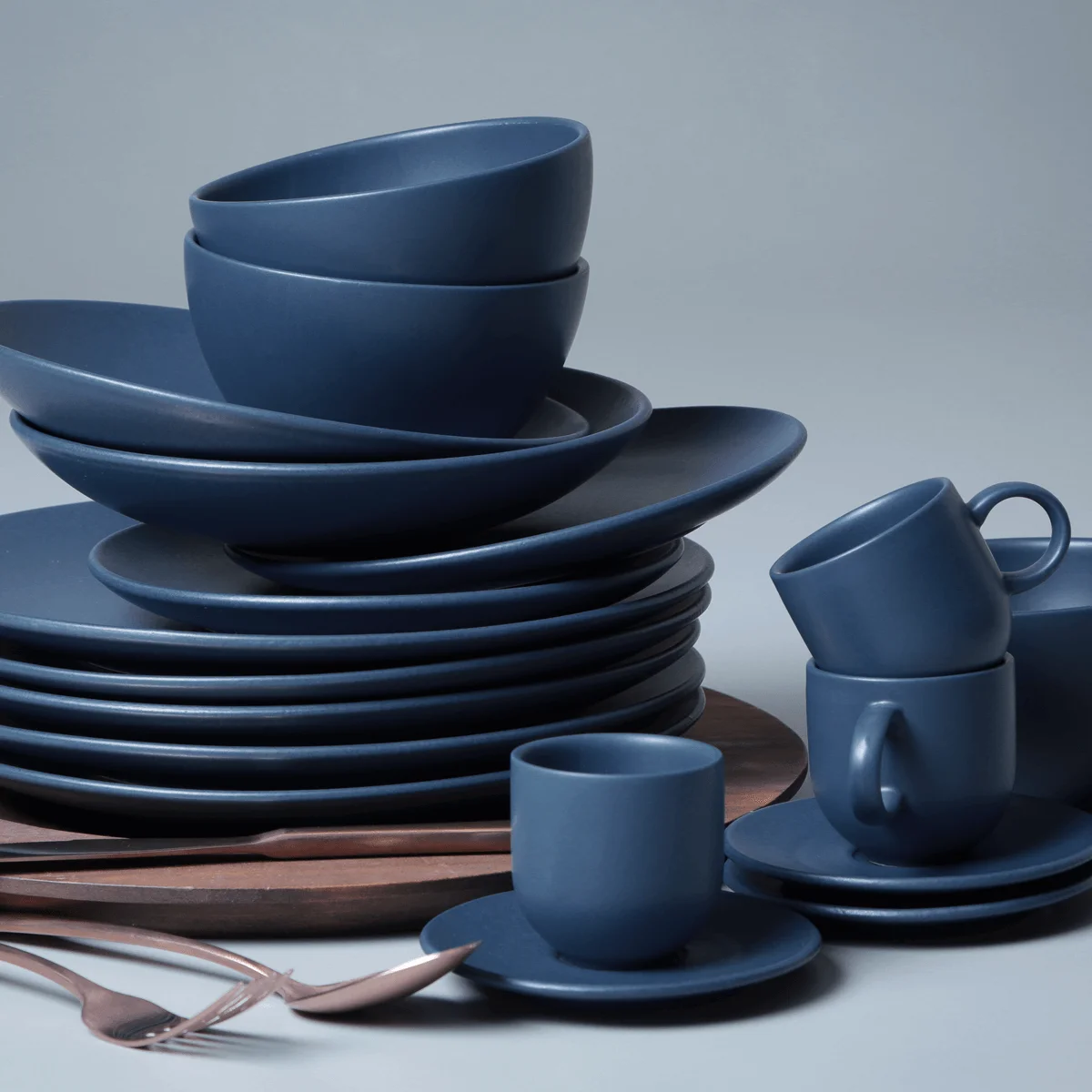 Conjunto com 6 Pratos Fundo Coup Stoneware Boreal Ø20,3cm 600ml