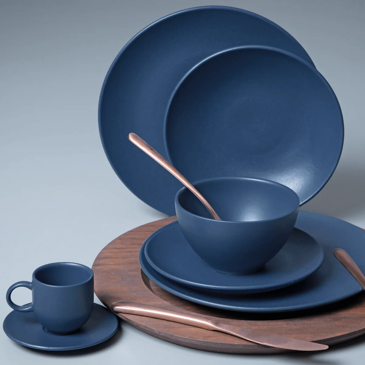 Conjunto com 6 Pratos Fundo Coup Stoneware Boreal Ø20,3cm 600ml