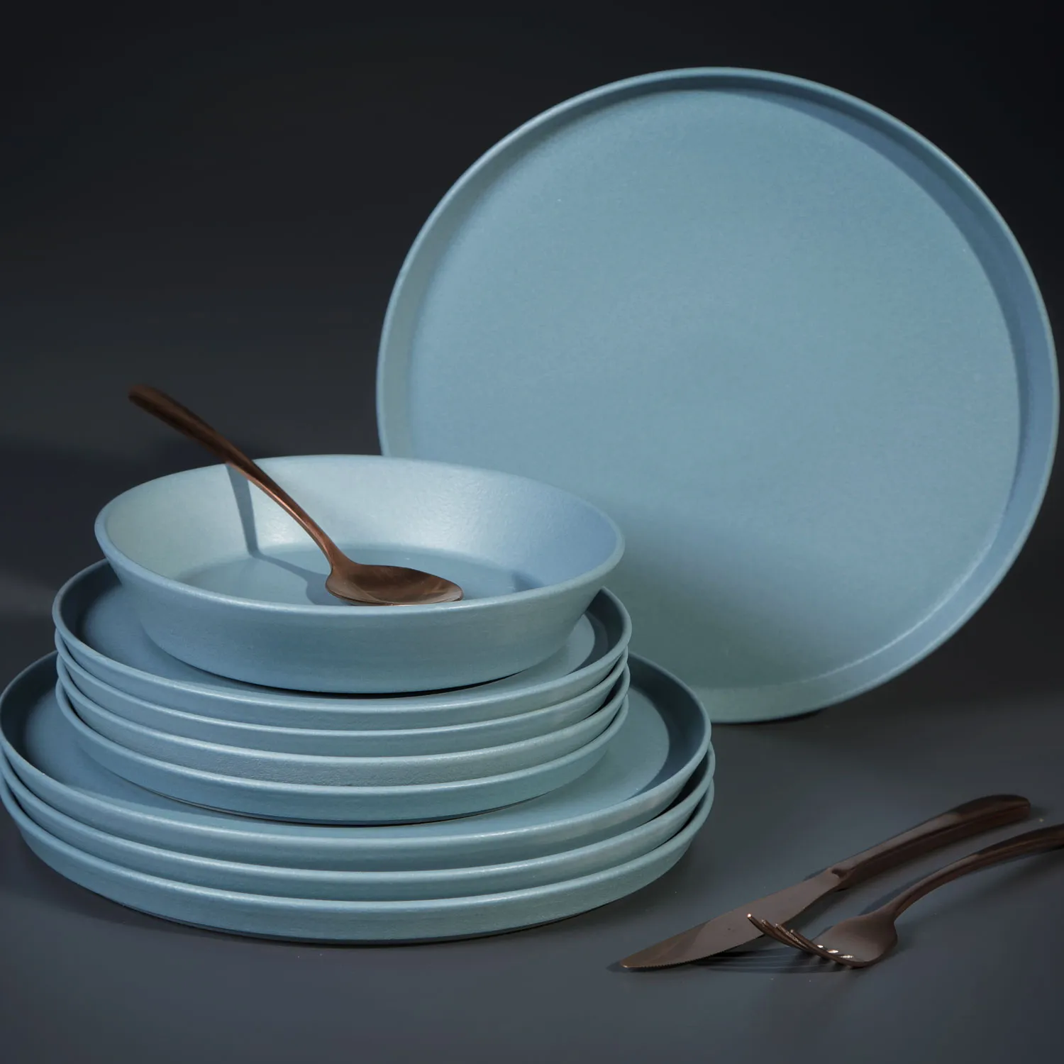 Conjunto com 6 Pratos Fundo Neo Fiordes Ø19,5cm 630ml