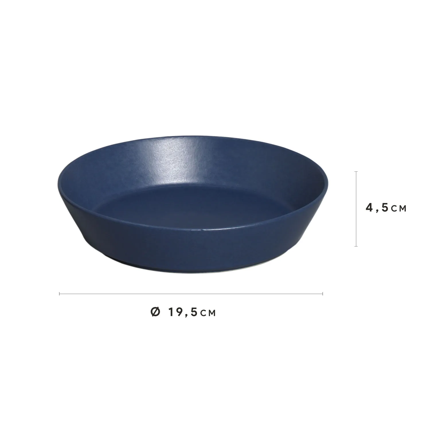 Conjunto com 6 Pratos Fundo Neo Boreal Ø19,5cm 630ml