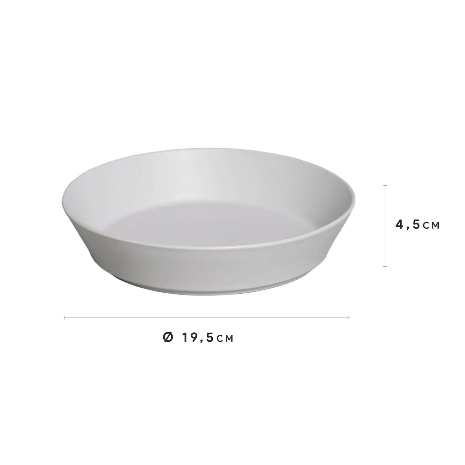 Conjunto com 6 Pratos Fundo Neo Vit Ø19,5cm 630ml