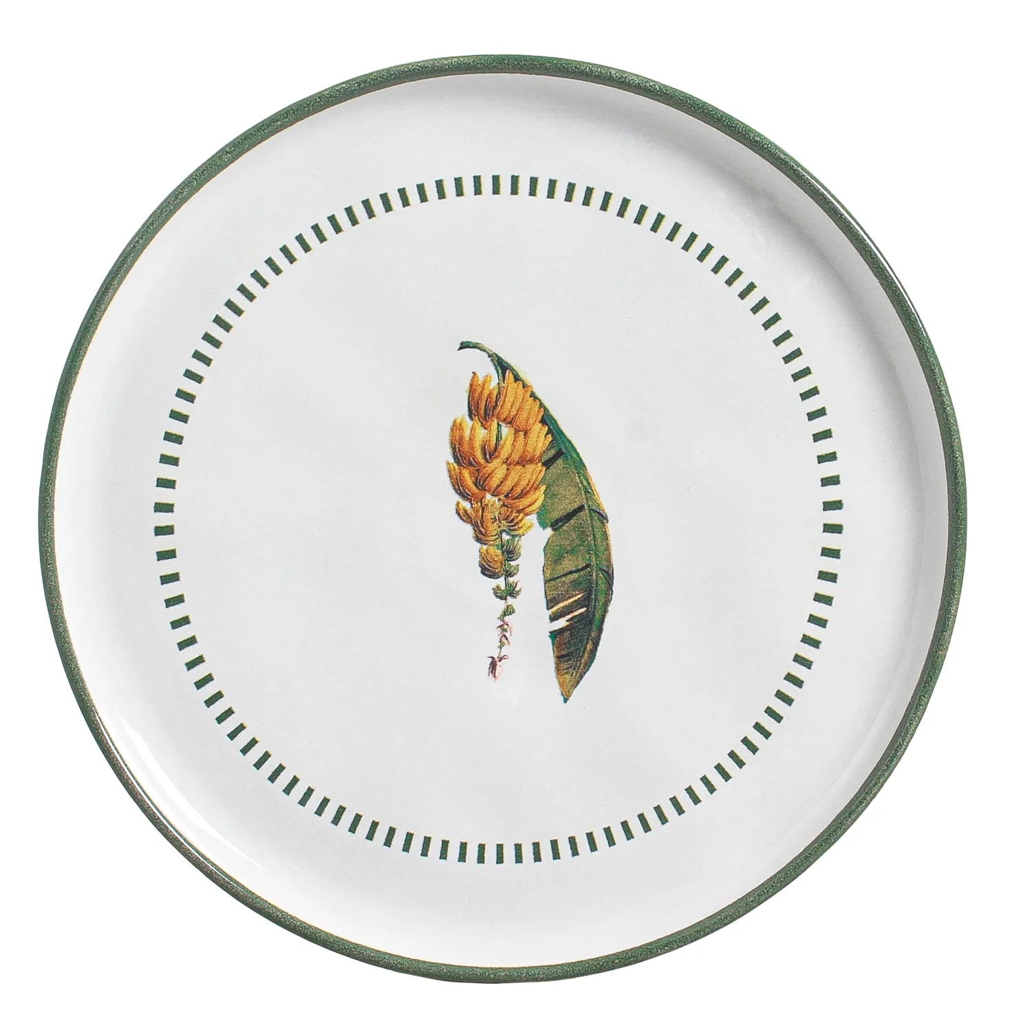 Conjunto com 6 Pratos Raso Bio Bananê Ø27,5cm