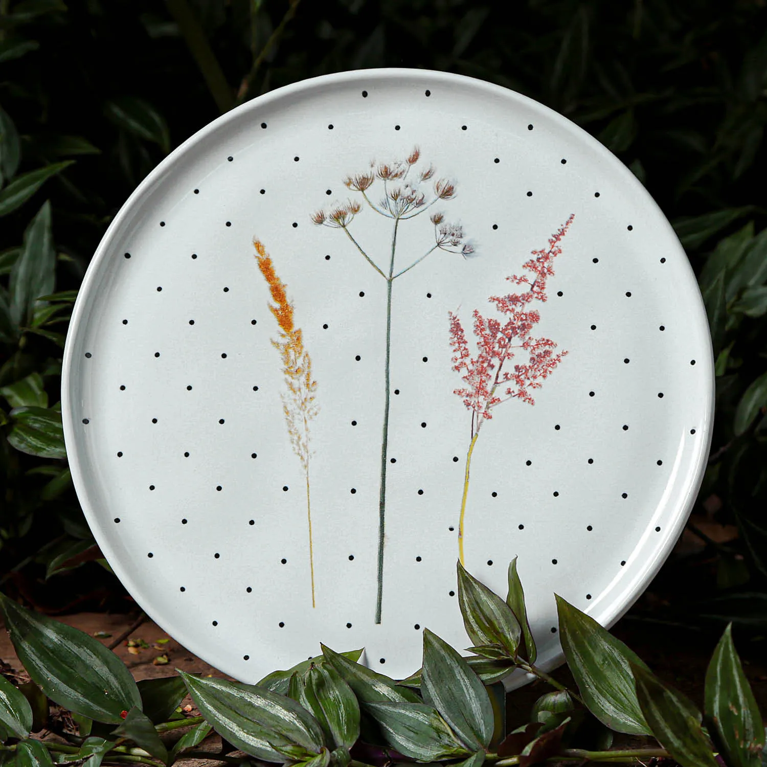 Conjunto com 6 Pratos Raso Bio Floralis Ø27,5cm
