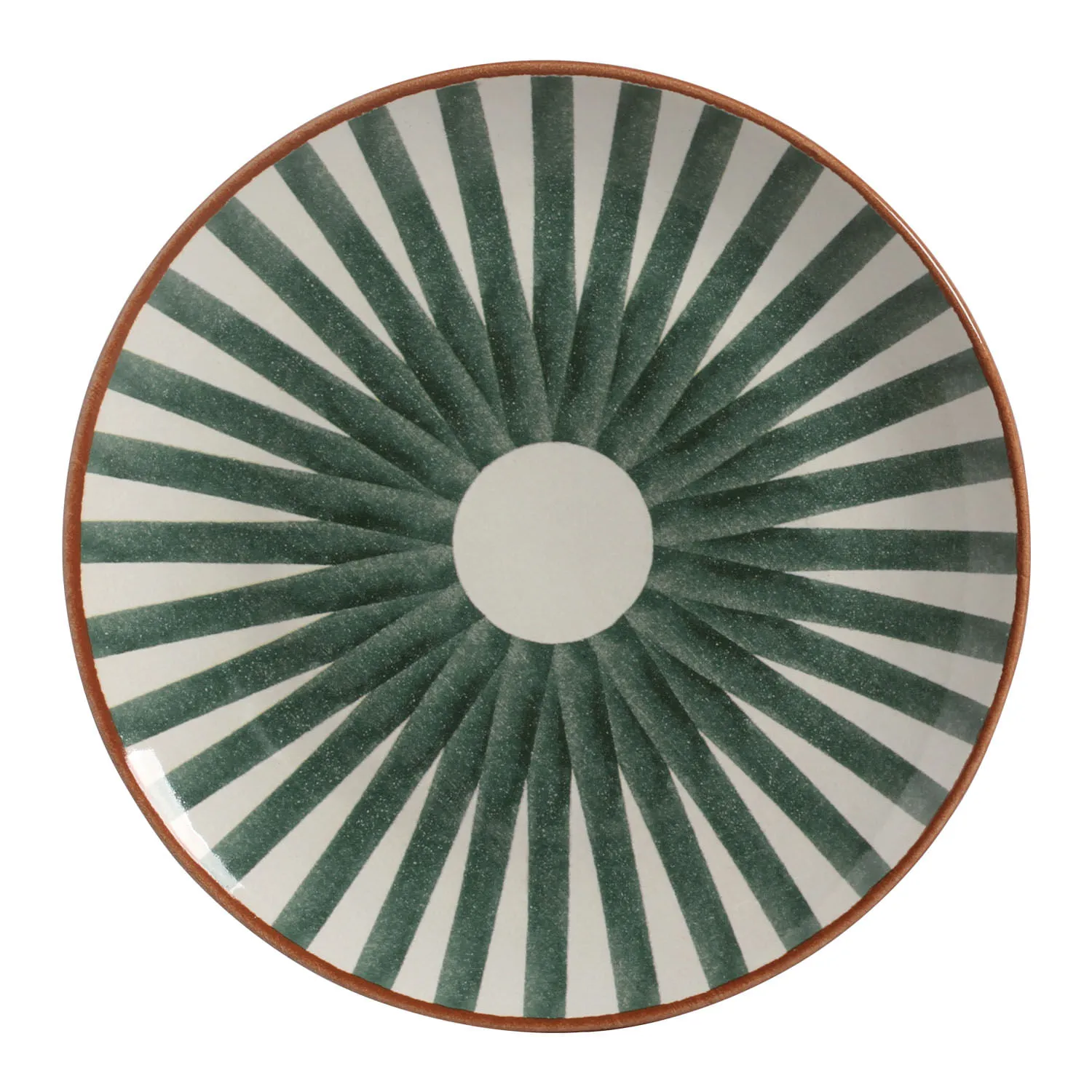 Conjunto com 6 Pratos Raso Coup Stoneware Equador Ø26cm