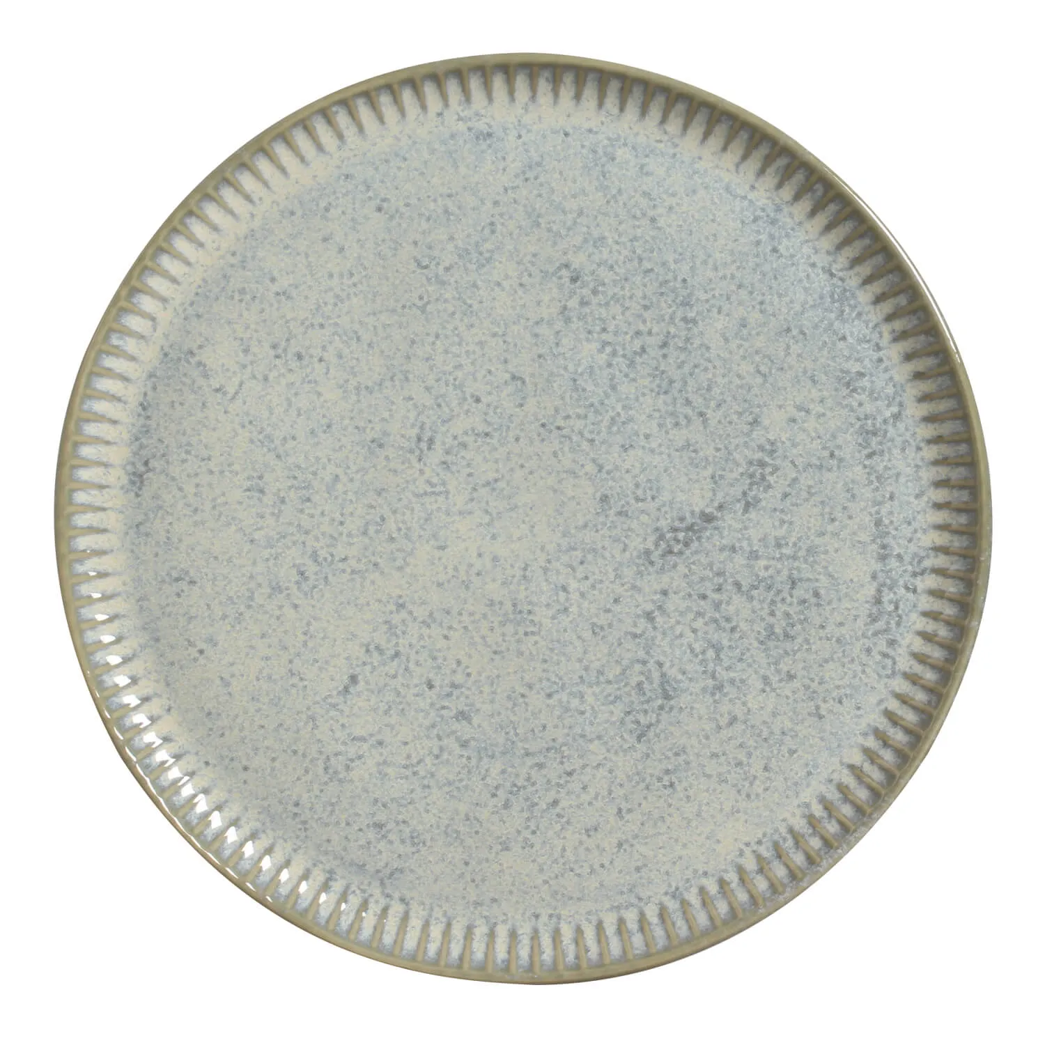 Conjunto com 6 Pratos Raso Linhas Green Granite Ø27,5cm