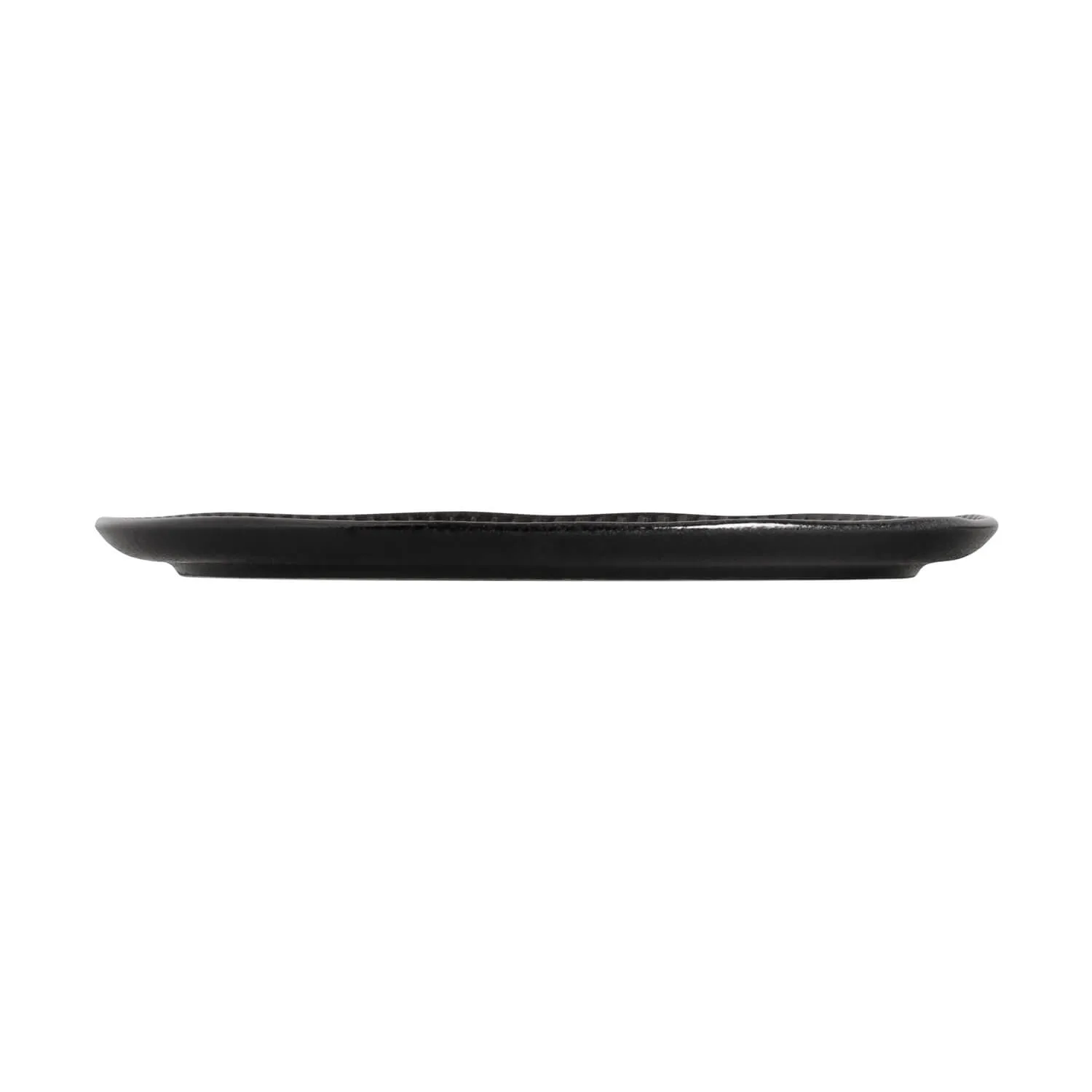 Conjunto com 6 Pratos Raso Linhas Black Sand Ø27,5cm