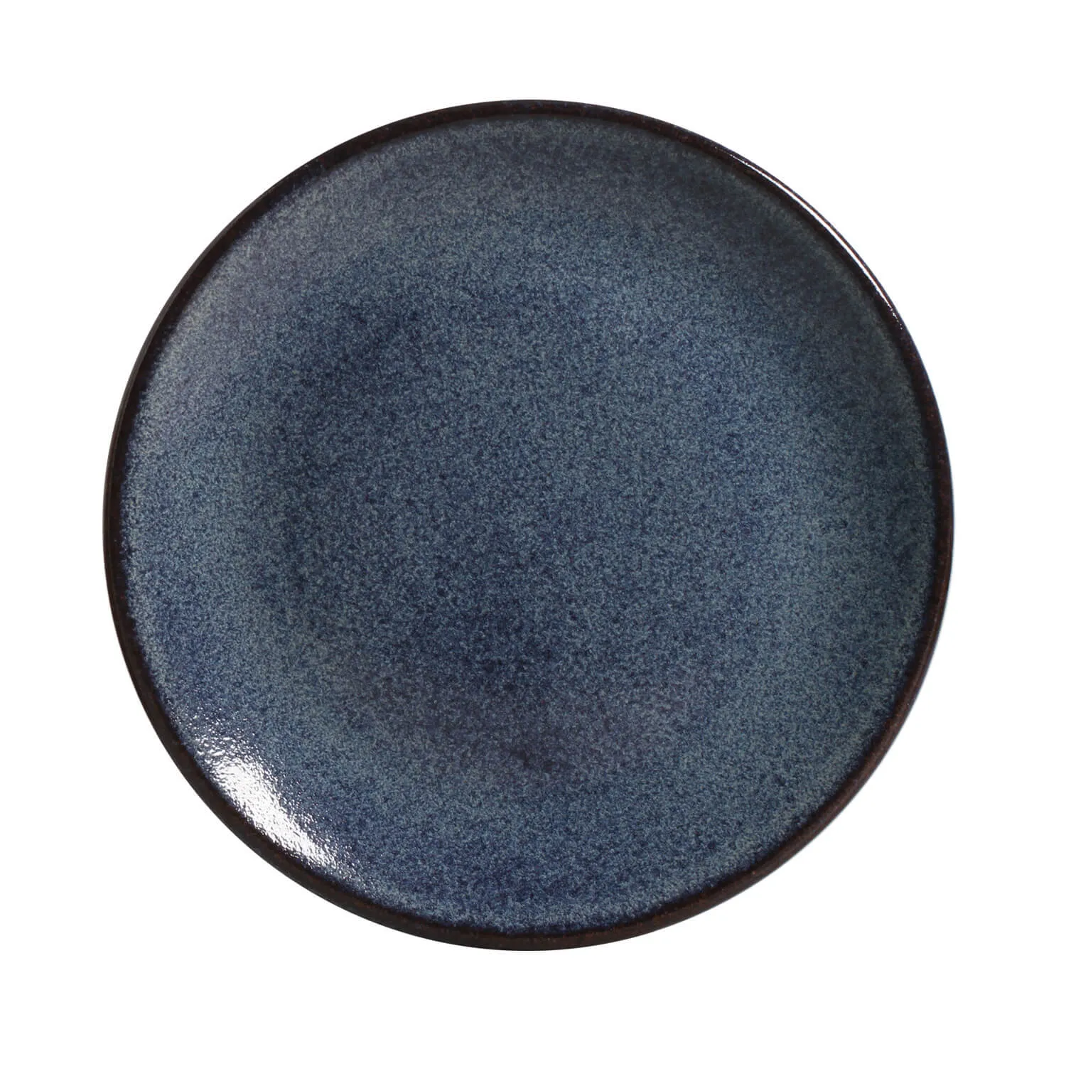 Conjunto com 6 Pratos de Sobremesa Coup Stoneware Hotelaria Titanium Ø21cm