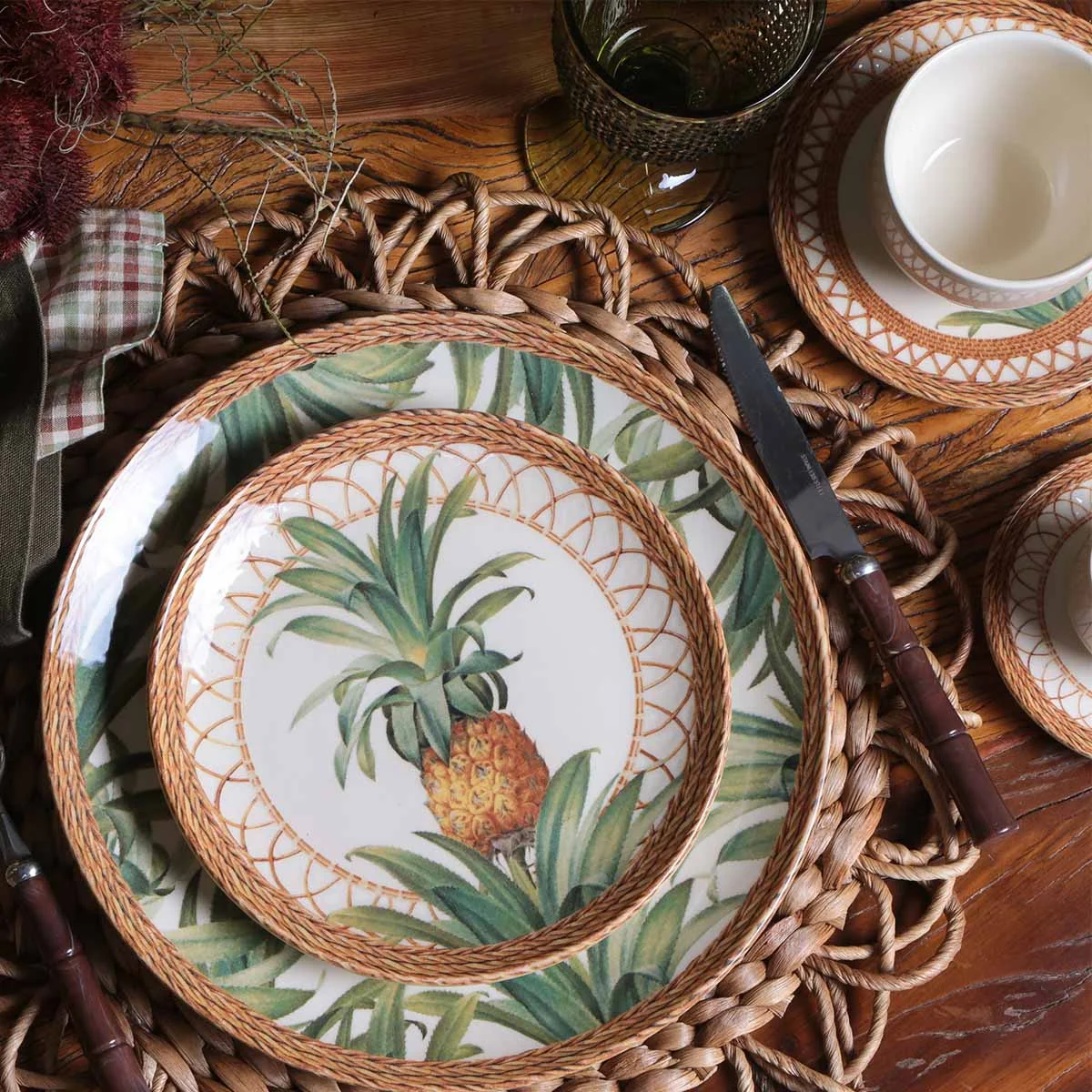 Aparelho de Jantar 20 Peças Coup Pineapple Natural