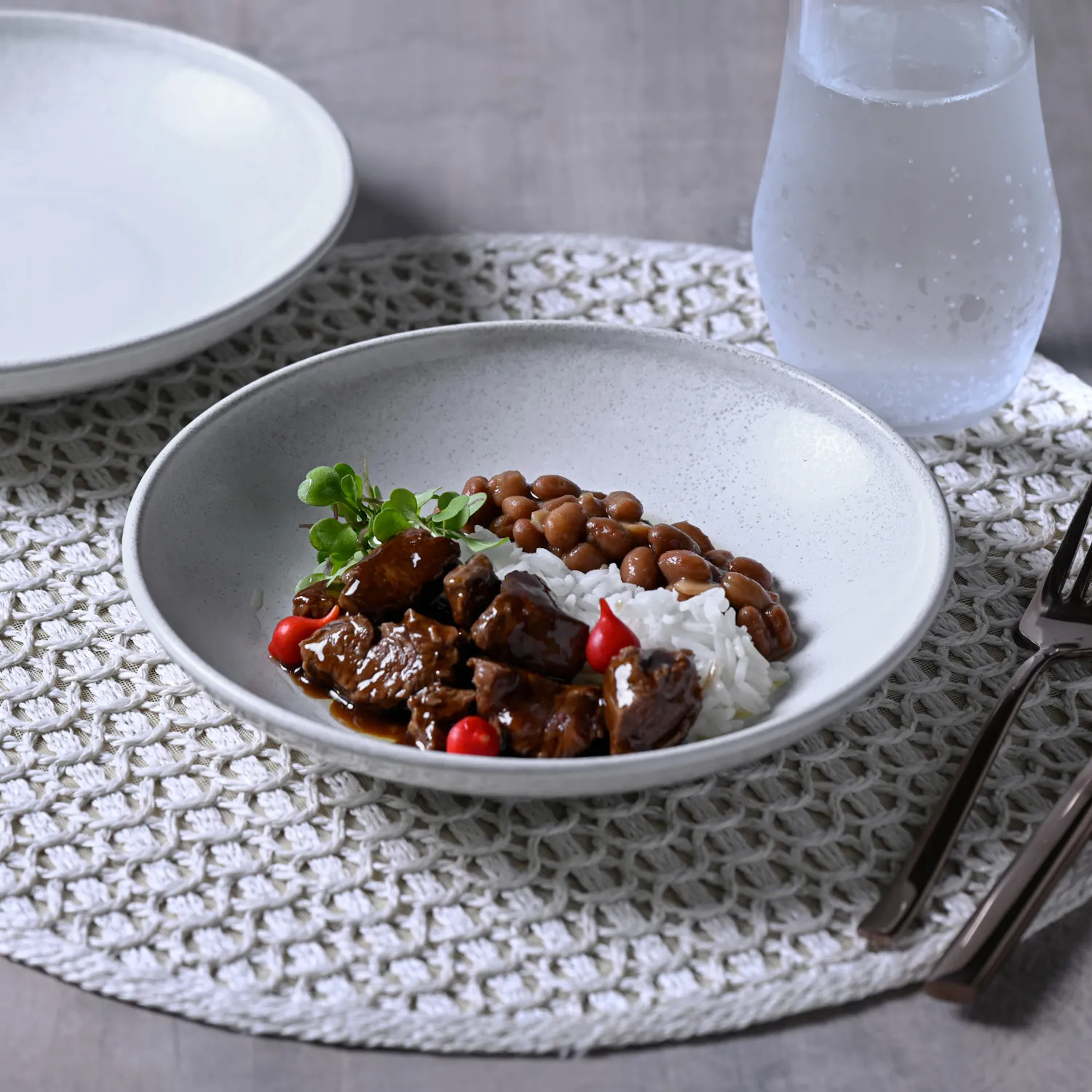 Conjunto com 12 Pratos Fundo Basic Snow Ø20,5cm 893ml