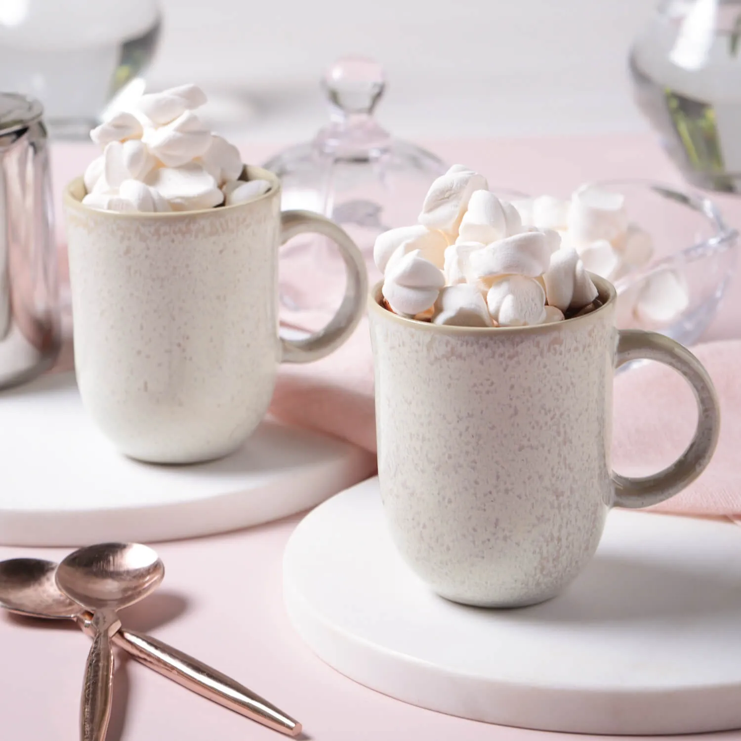 Conjunto com 4 Canecas Coup Stoneware Grande Latte 330ml