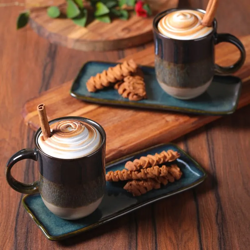 Conjunto com 4 Canecas Coup Stoneware Grande Ristretto 330ml