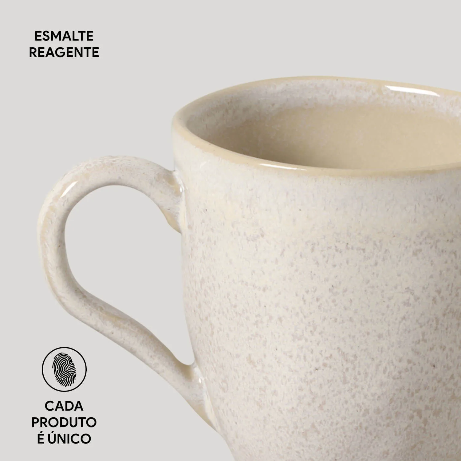 Conjunto com 4 Canecas Orgânico Latte 273ml