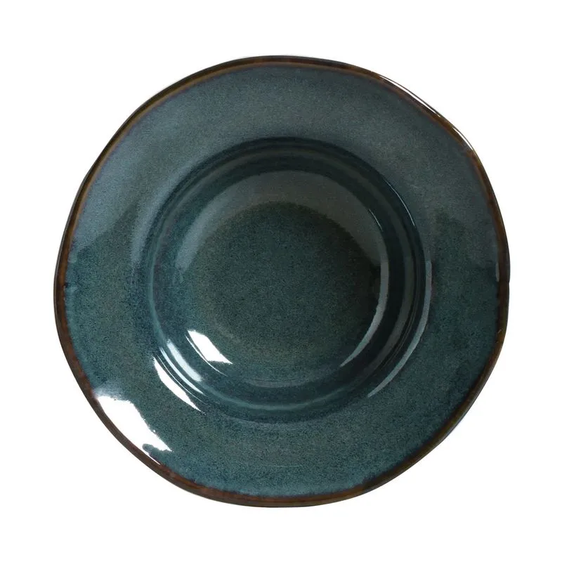 Conjunto com 4 Pratos Entrada/Sobremesa Orgânico Oceano Ø19X5,5cm
