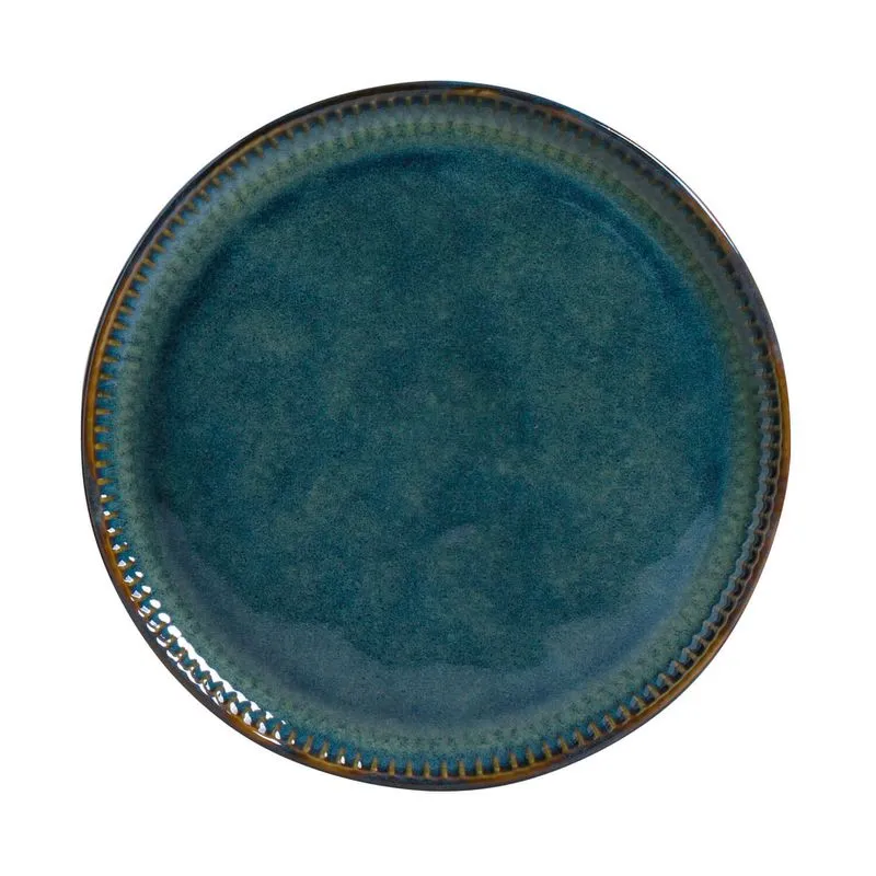 Conjunto com 6 Pratos De Sobremesa Linhas Oceano