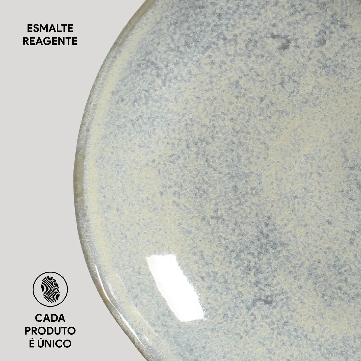 Conjunto com 6 Pratos Fundo Bio Green Granite Ø25cm 1100ml