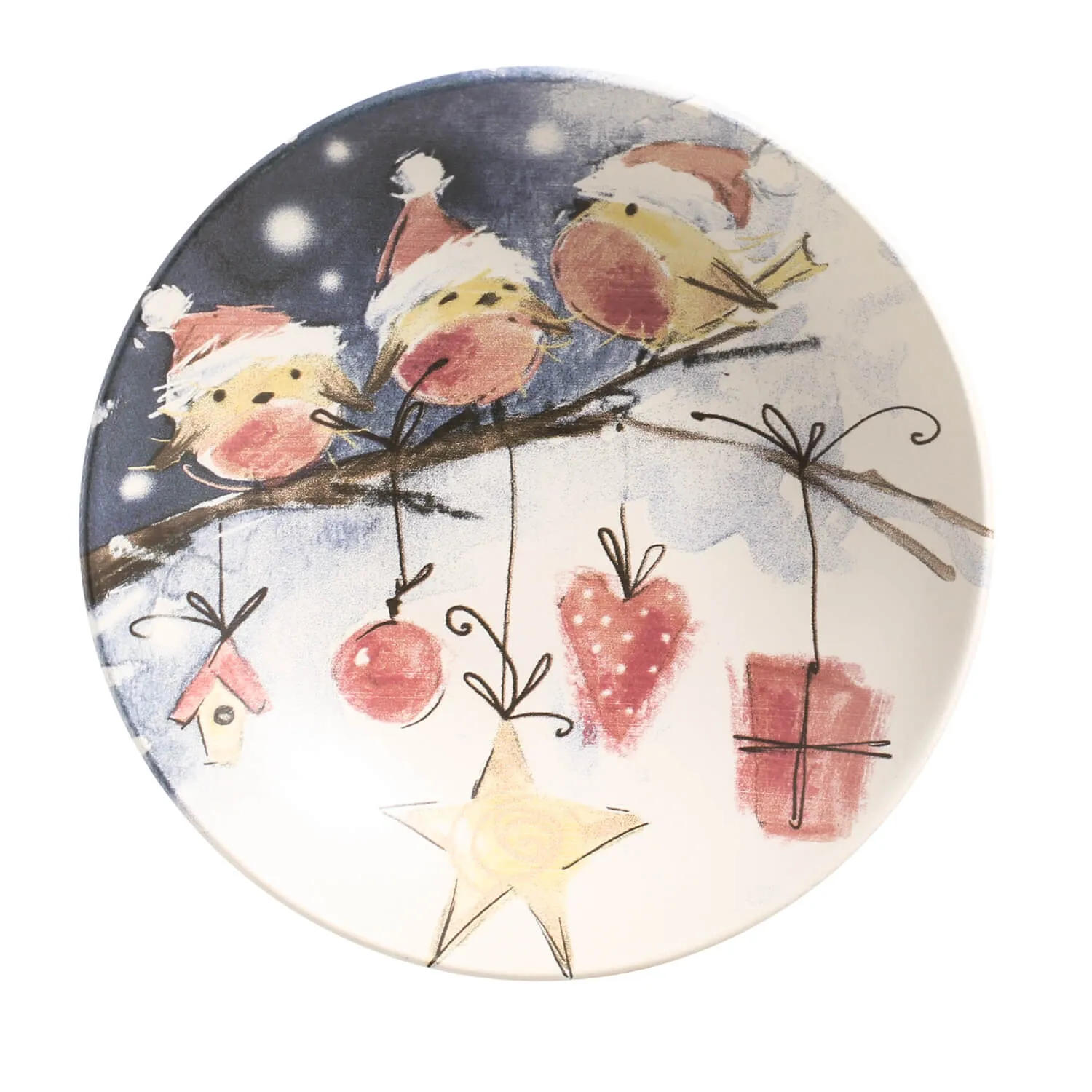 Conjunto com 6 Pratos Fundo Coup Snowman Ø21cm