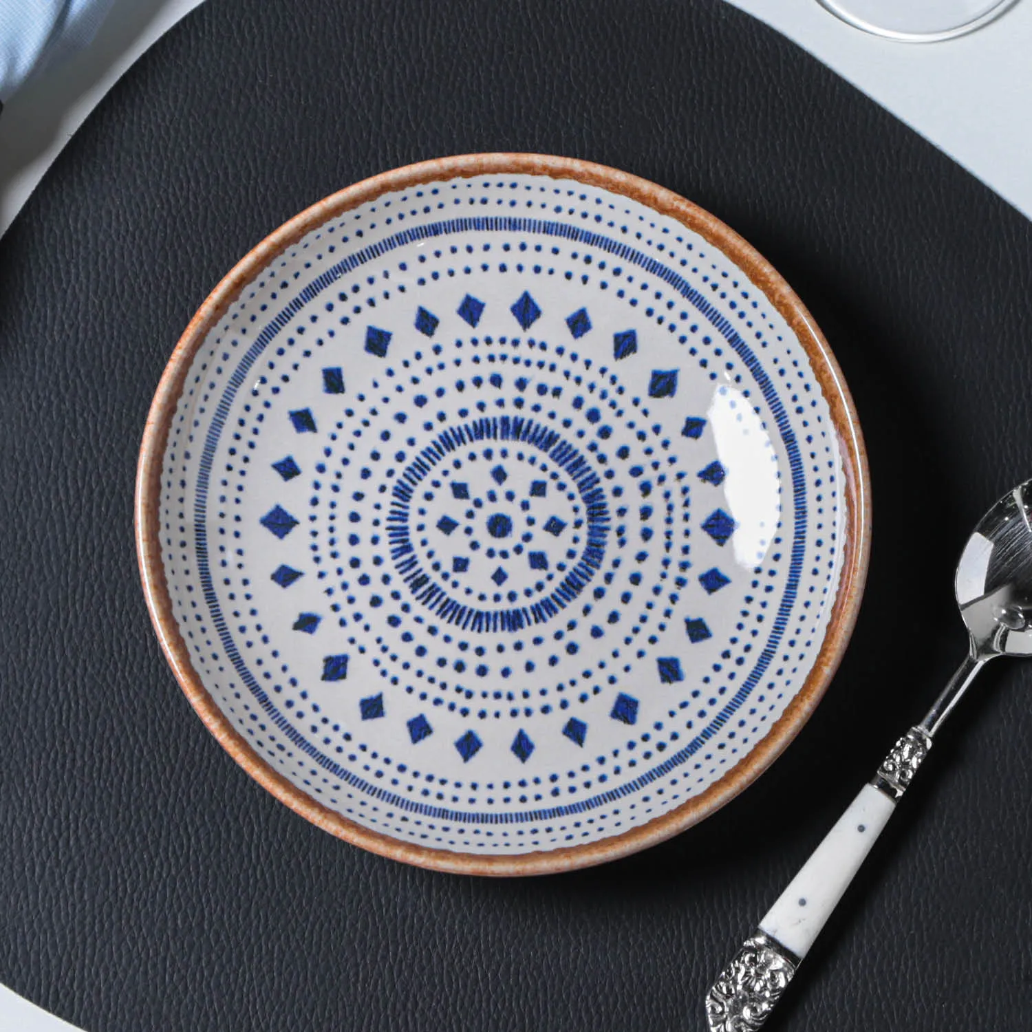 Conjunto com 6 Pratos Fundo Coup Stoneware New Asteca Ø20,3cm 600ml