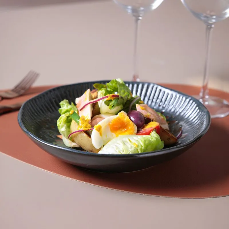 Conjunto com 6 Pratos Fundo Linhas Stellar Ø22,5cm 830ml