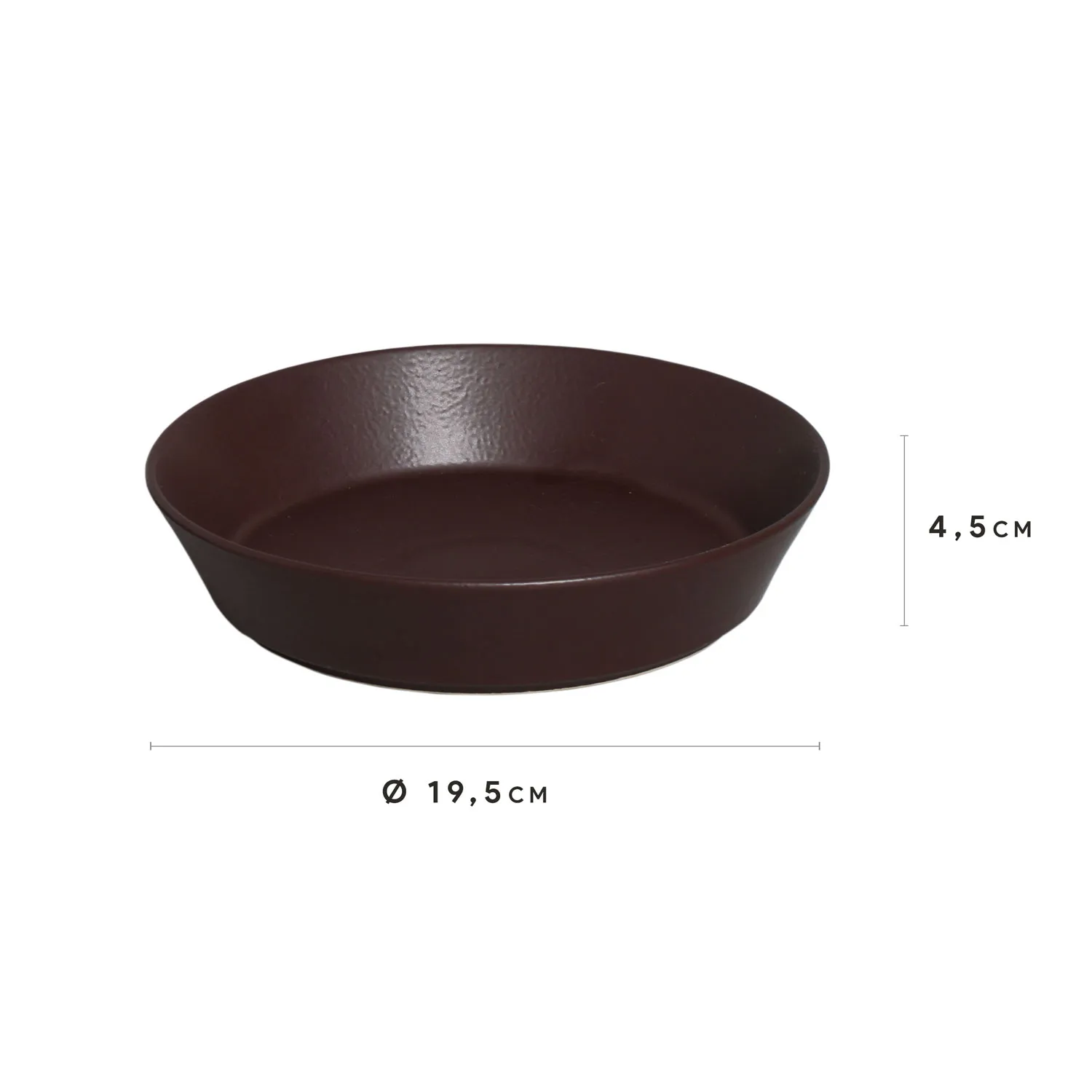 Conjunto com 6 Pratos Fundo Neo Oak Ø19,5cm 630ml