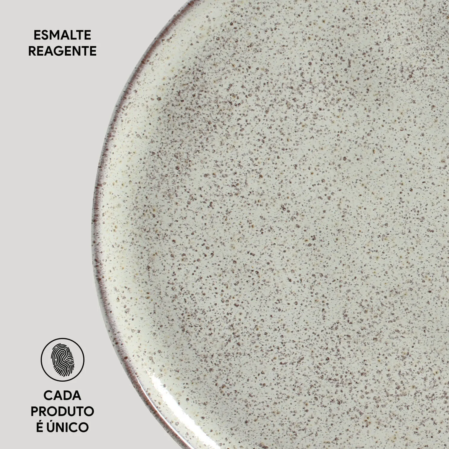 Conjunto com 6 Pratos Raso Bio Pistache Ø27,5cm