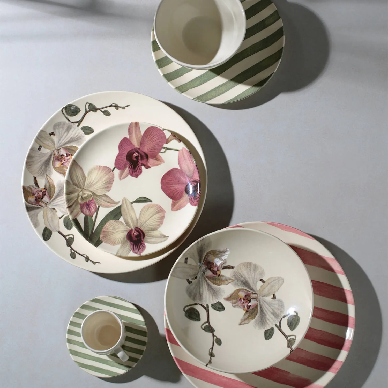 Conjunto com 6 Pratos Raso Coup Fleur Ø27,5cm
