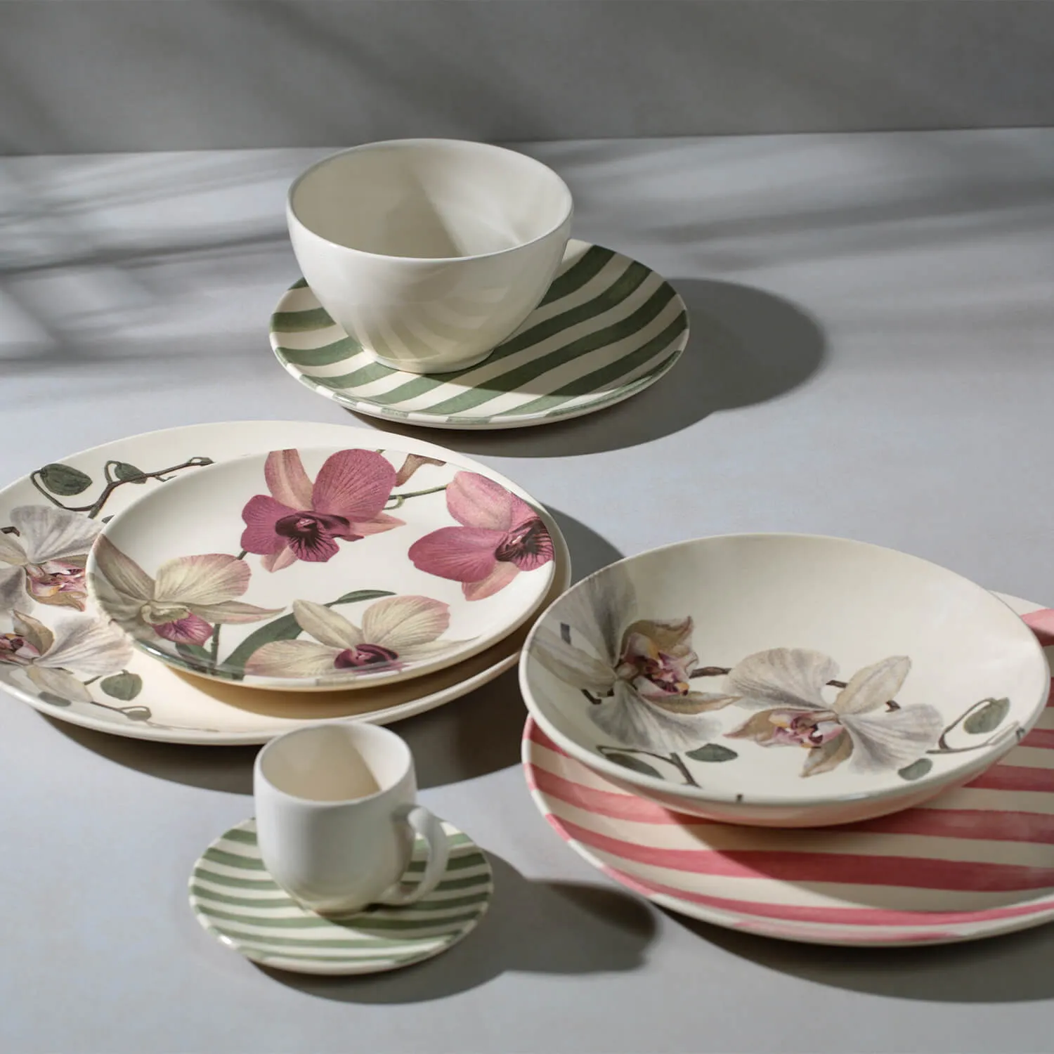Conjunto com 6 Pratos Raso Coup Fleur Ø27,5cm