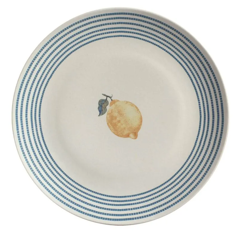 Conjunto com 6 Pratos Raso Coup Stoneware Amalfitana Ø26cm