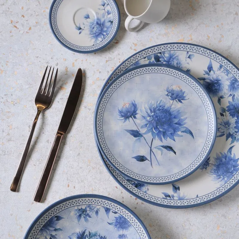 Conjunto com 6 Pratos Raso Coup Stoneware Blume Ø26cm