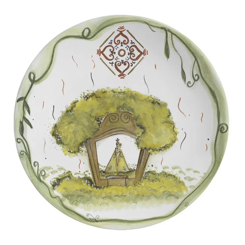 Conjunto com 6 Pratos Raso Coup Stoneware Círio de Memórias Ø26cm