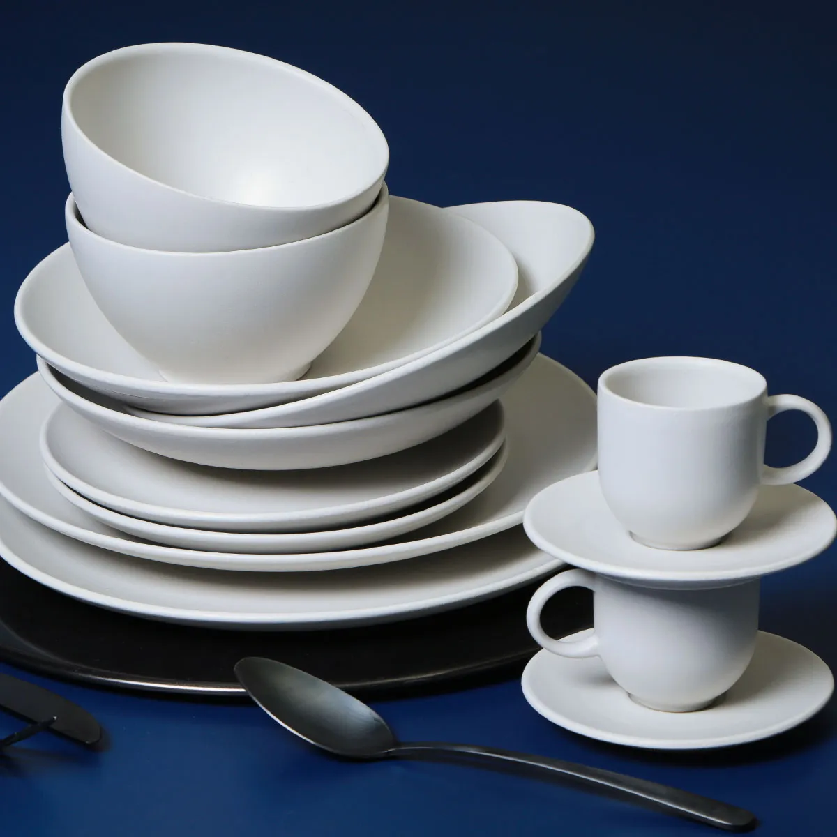 Conjunto com 6 Pratos Raso Coup Stoneware Vit Ø26cm