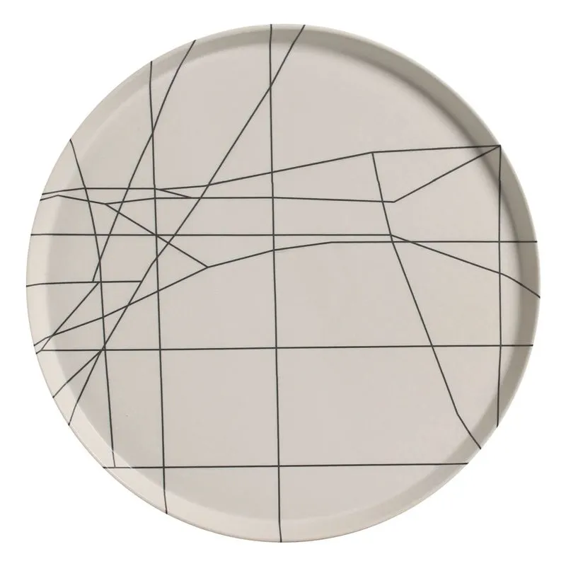 Conjunto com 6 Pratos Raso Neo Biofilia Ø27cm