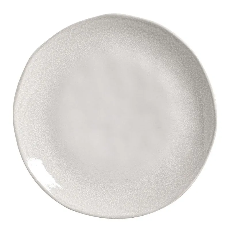 Conjunto com 6 Pratos Raso Orgânico Moon Ø26,5cm