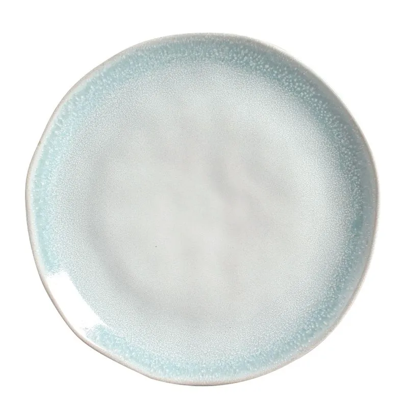 Conjunto com 6 Pratos Raso Orgânico Sea Ø26,5cm
