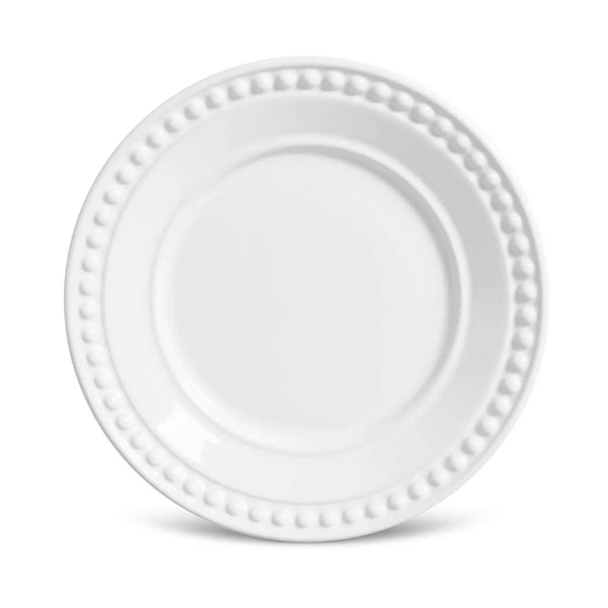 Conjunto com 6 Pratos de Sobremesa Atenas Branco Ø20,5cm