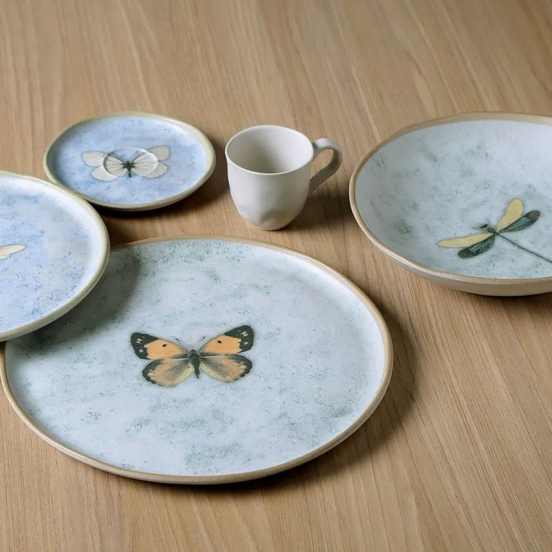 Conjunto com 6 Pratos de Sobremesa Bio Animália Ø21,5cm