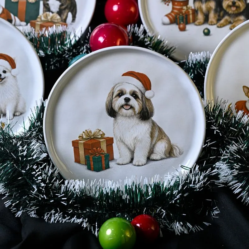 Conjunto com 6 Pratos de Sobremesa Bio Ho Ho Dogs Ø21,5cm