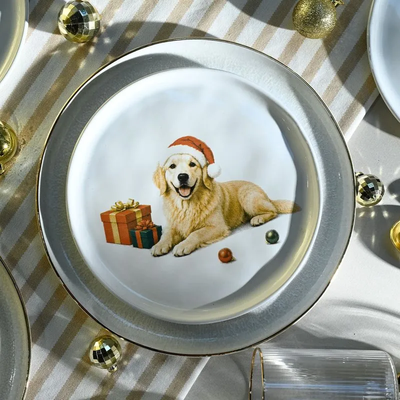 Conjunto com 6 Pratos de Sobremesa Bio Merry Golden Ø21,5cm