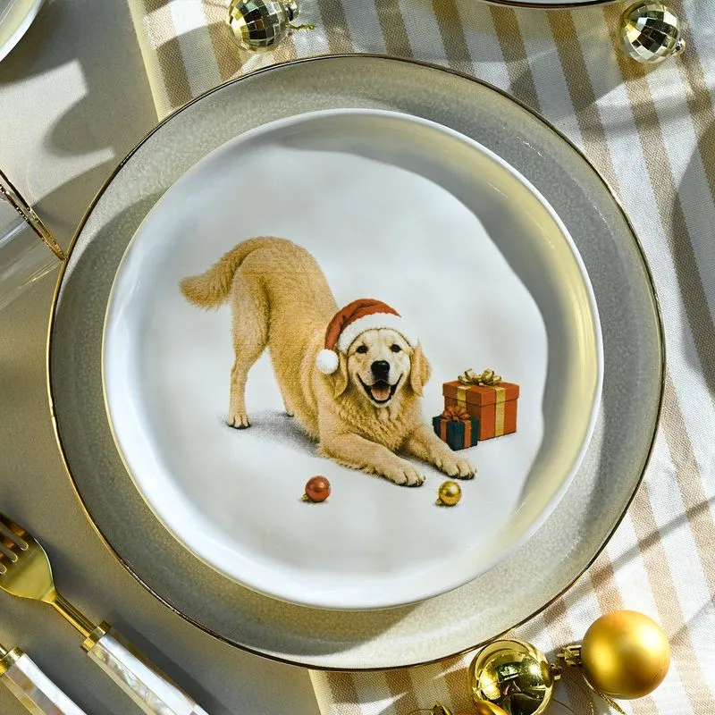 Conjunto com 6 Pratos de Sobremesa Bio Merry Golden Ø21,5cm