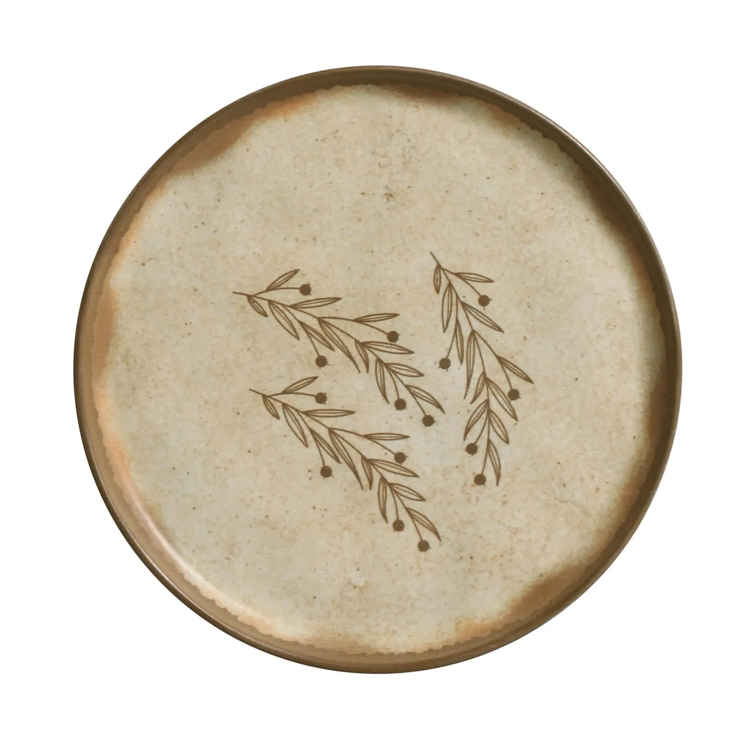 Conjunto com 6 Pratos de Sobremesa Bio Stoneware Nativa Ø21,5cm
