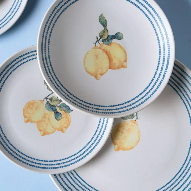 Conjunto com 6 Pratos de Sobremesa Coup Stoneware Amalfitana Ø19,4cm