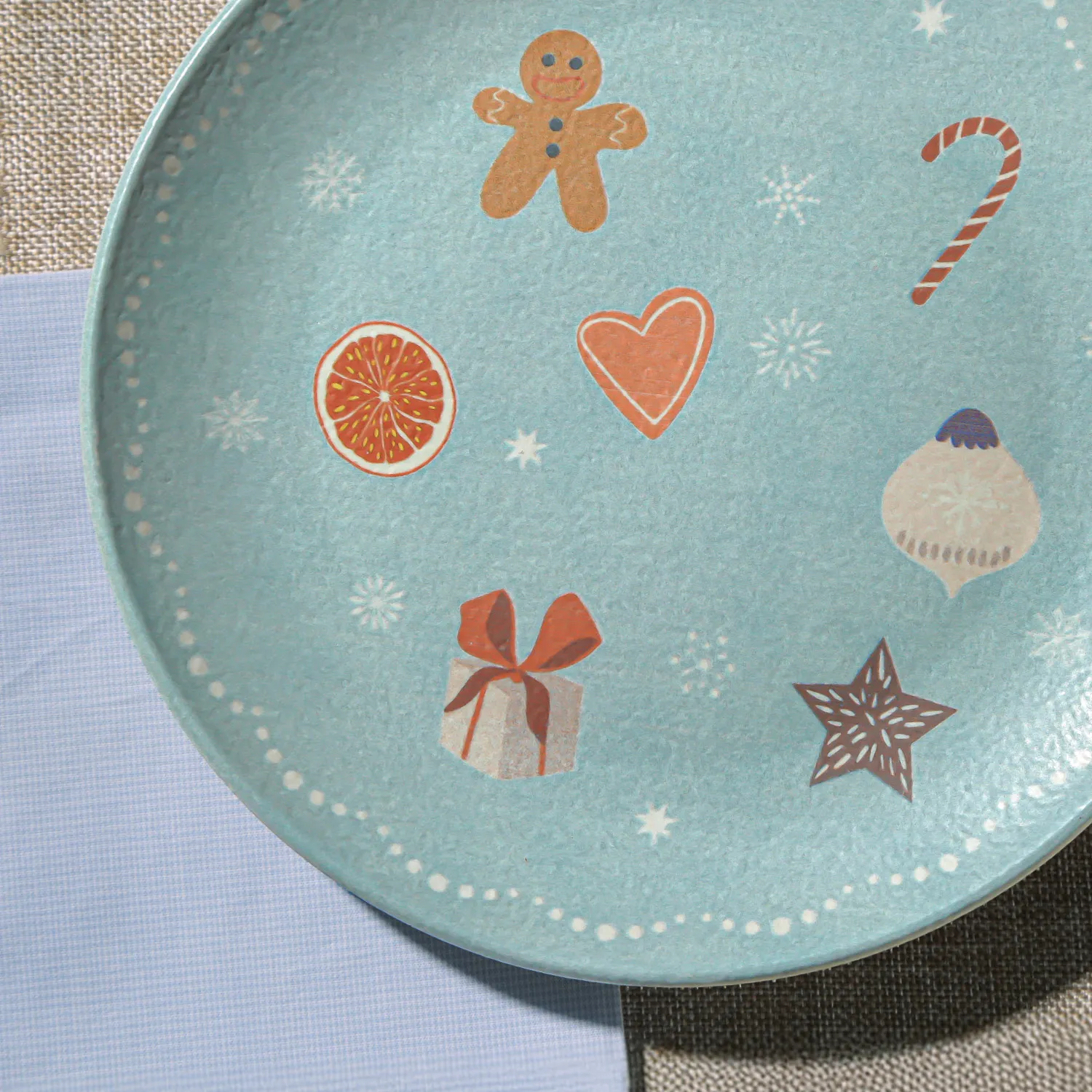 Conjunto com 6 Pratos de Sobremesa Coup Stoneware Doce Magia Ø19,4cm