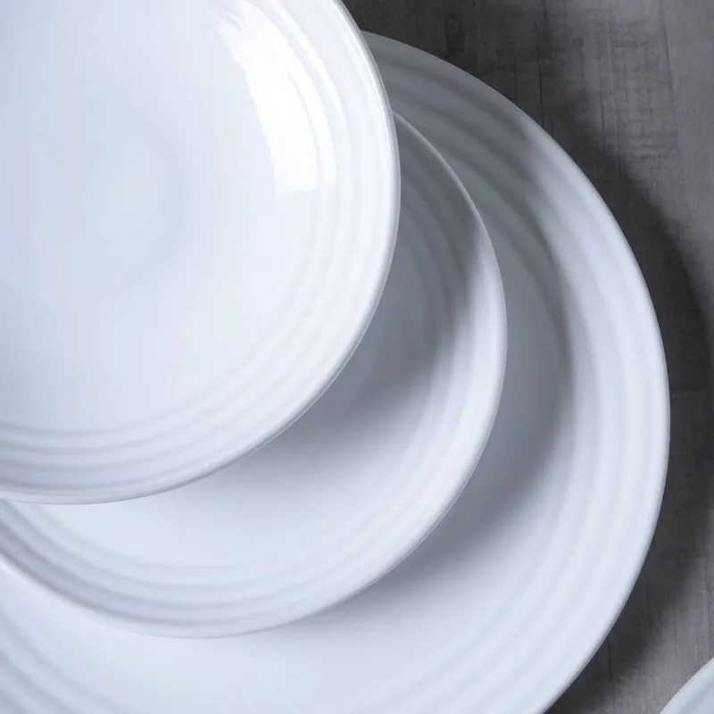 Conjunto com 6 Pratos de Sobremesa Coup Stoneware Lumina Ø19,4cm