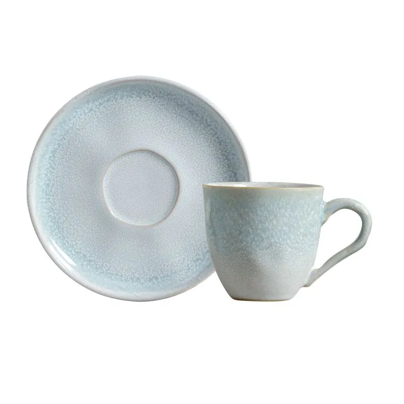 Conjunto com 6 Xícaras De Chá Orgânico 170ml com 6 Pires Bio Sea